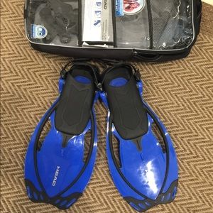 Youth L / XL Head Snorkel Flippers